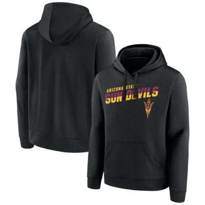 Arizona State Sun Devils Quick Slant Pullover Hoodie - Black