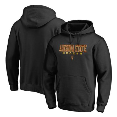 Arizona State Sun Devils True Sport Soccer Pullover Hoodie - Black