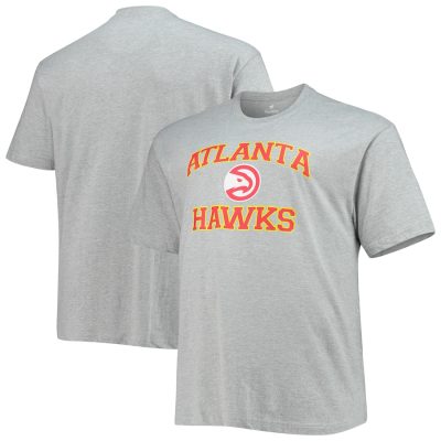 Atlanta Hawks Heart & Soul Unisex T-Shirt - Heathered Gray