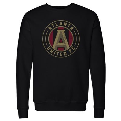 Atlanta United FC Vintage Primary Logo Pullover Sweatshirt - Black