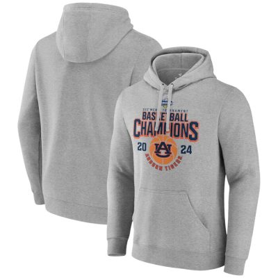 Auburn Tigers 2024 SEC Basketball Conference Tournament Champions Pullover Hoodie- Gray