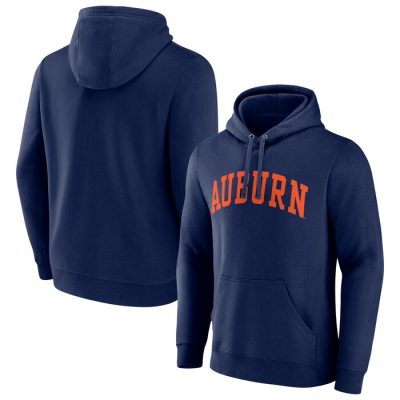 Auburn Tigers Basic Arch Pullover Hoodie - Navy