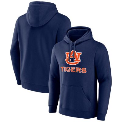 Auburn Tigers Lockup Team Pullover Hoodie - Navy