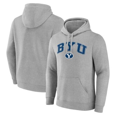 BYU Cougars Campus Pullover Hoodie - Gray
