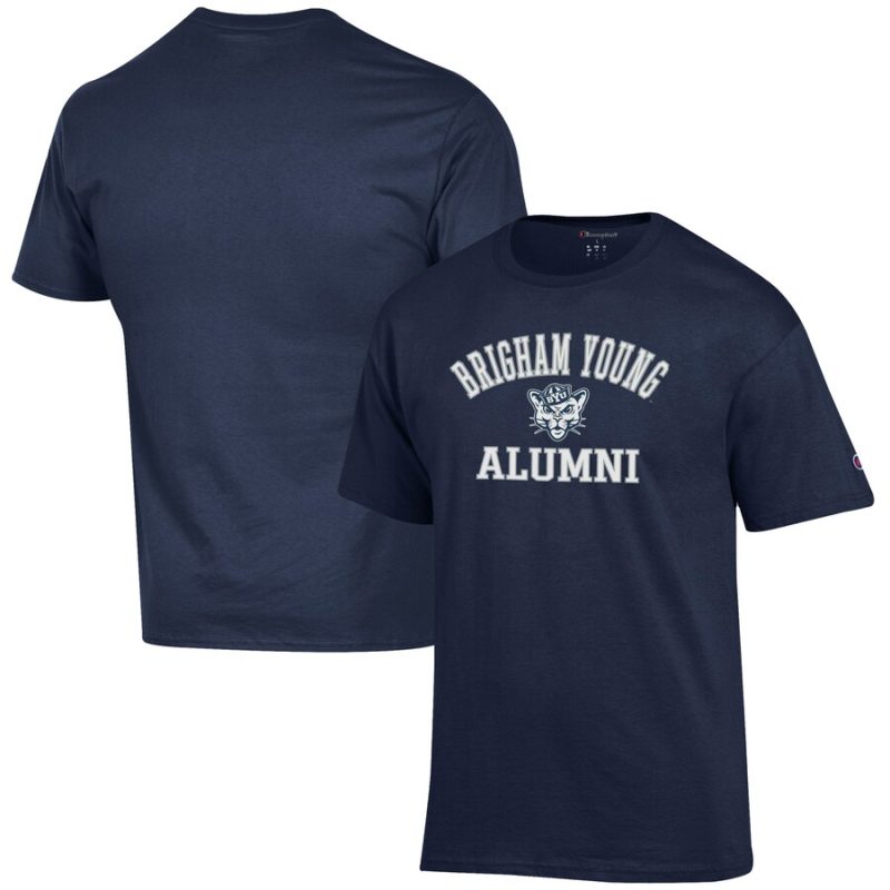 BYU Cougars Champion Alumni Logo T-Shirt - Navy