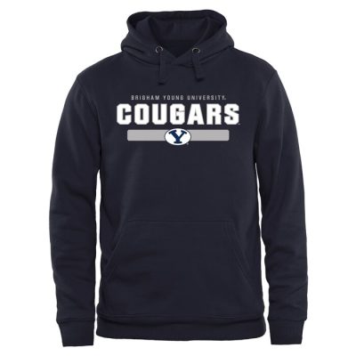 BYU CougarsTeam Strong Pullover Hoodie - Navy