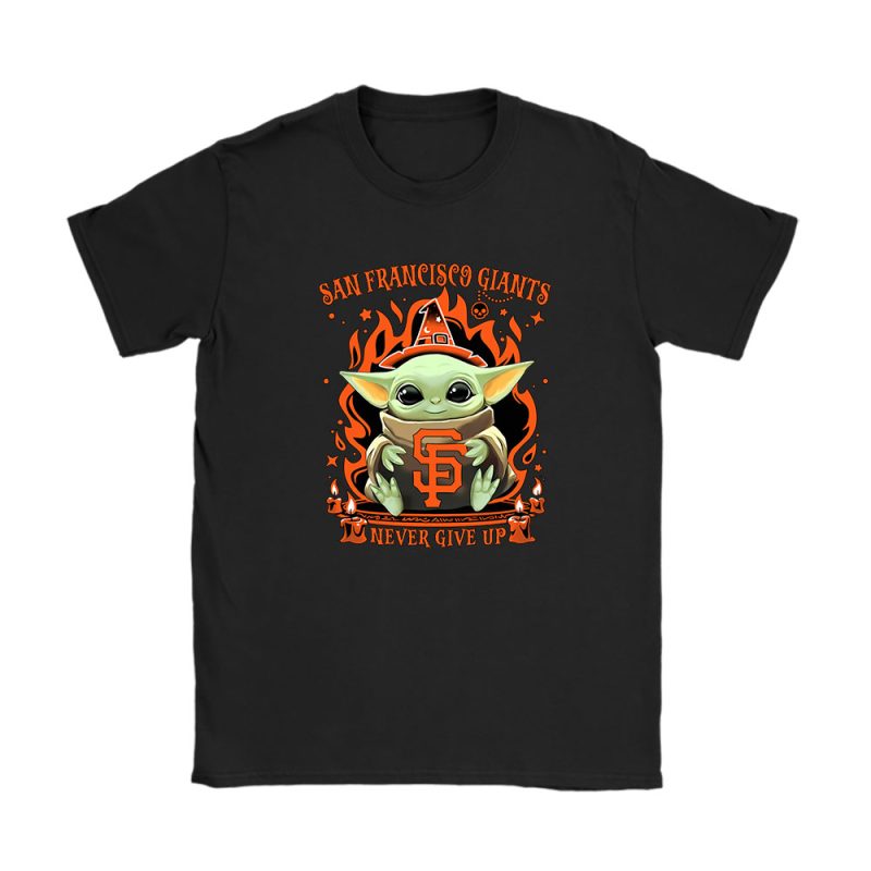 Baby Yoda X San Francisco Giants Team X MLB X Baseball Fans Unisex T-Shirt Cotton Tee TAT4503