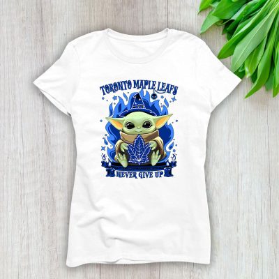 Baby Yoda X Toronto Maple Leafs Team X NHL X Hockey Fan Lady T-Shirt Women Tee For Fans TLT3740