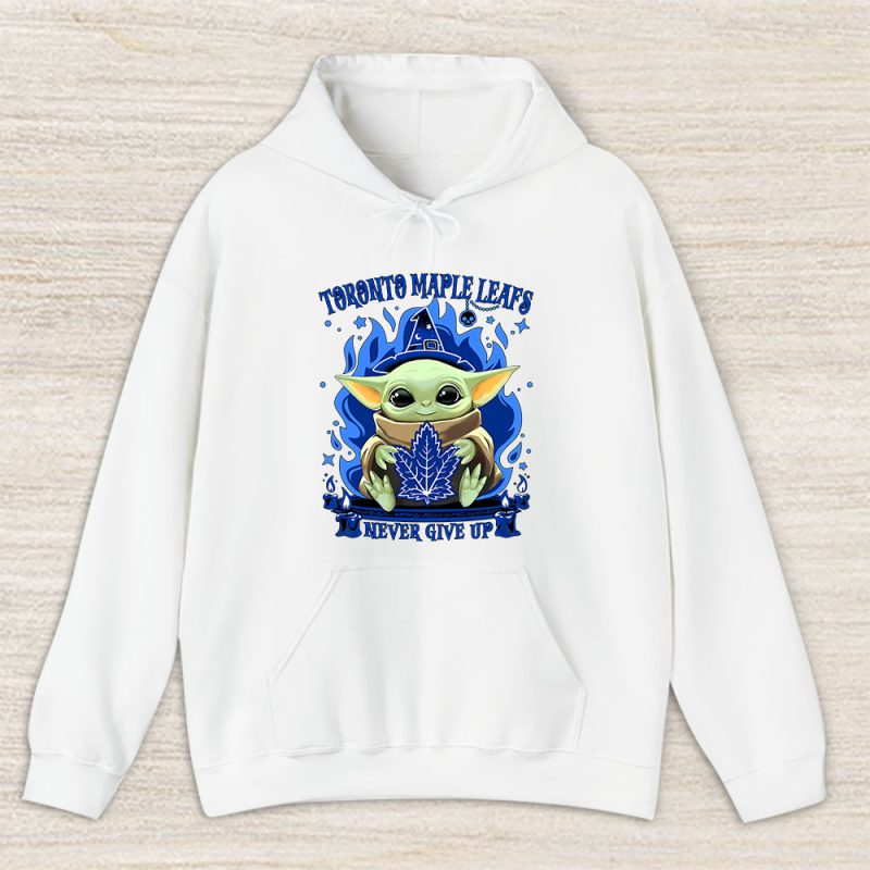 Baby Yoda X Toronto Maple Leafs Team X NHL X Hockey Fan Unisex Pullover Hoodie TAH4534