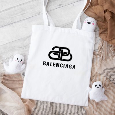 Balenciaga Bb Logo Luxury Cotton Canvas Tote Bag TTB1006