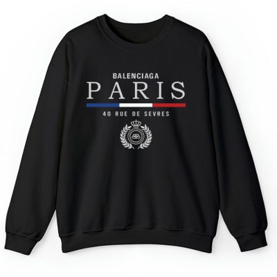 Balenciaga Paris 40 Rue De Severs Crewneck Sweatshirt CSTB0582