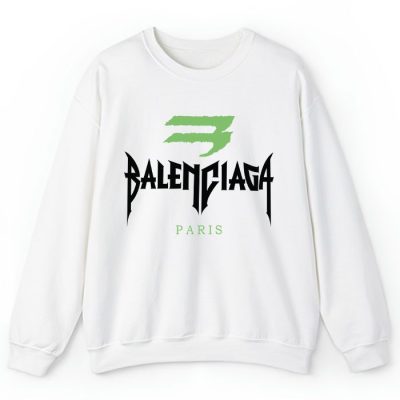 Balenciaga Paris Metal Logo Crewneck Sweatshirt CSTB0711