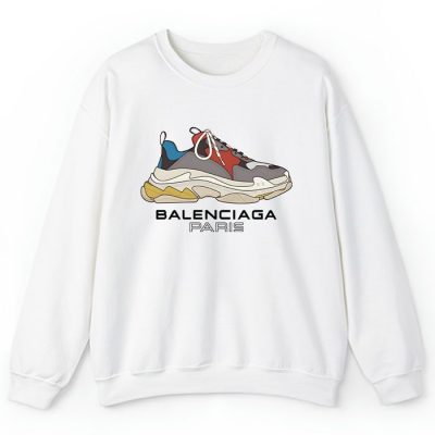 Balenciaga Paris Shoes Triple S Crewneck Sweatshirt CSTB0722