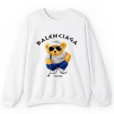 Balenciaga Paris Teddy Bear Logo Crewneck Sweatshirt CSTB0717