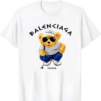 Balenciaga Paris Teddy Bear Logo Kid Tee Unisex T-Shirt TTB1724