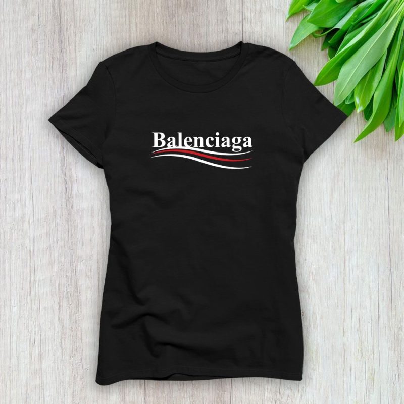 Balenciaga Political Campaign Lady T-Shirt Luxury Tee For Women LDS1004