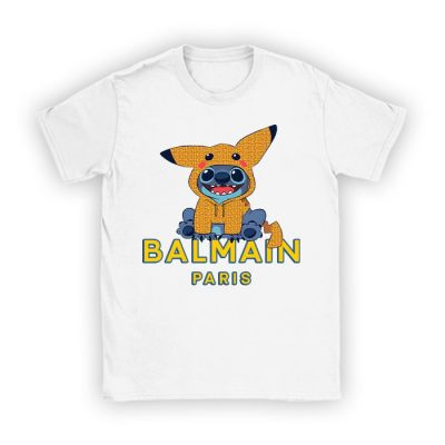 Balmain Paris Stitch Pokemon Kid Tee Unisex T-Shirt TTB1907