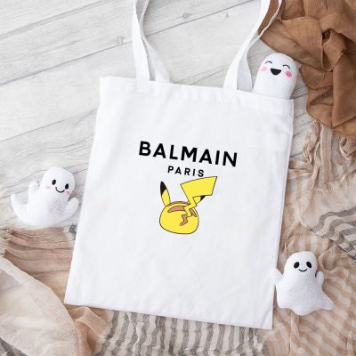 Balmain X Pokemon Cotton Canvas Tote Bag TTB1050