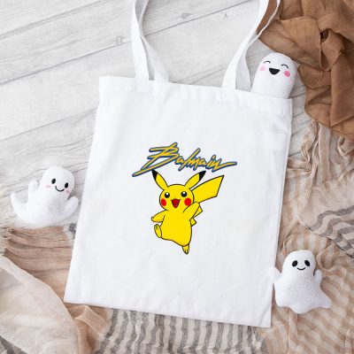 Balmain X Pokemon Cotton Canvas Tote Bag TTB1053