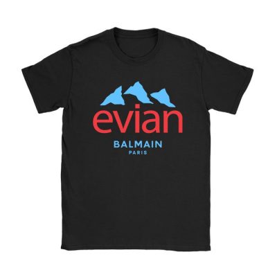 Balmain x Evian Paris Logo Kid Tee Unisex T-Shirt TTB1897