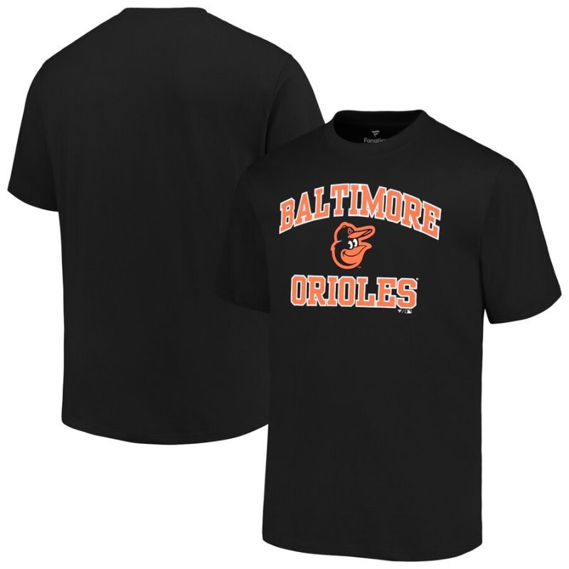 Baltimore Orioles Profile Heart & Soul Unisex T-Shirt - Black