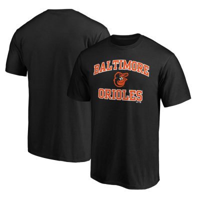 Baltimore Orioles Team Heart & Soul Unisex T-Shirt - Black