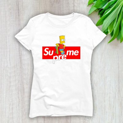 Bart Simpson Supreme Lady T-Shirt Women Tee For Fans TLT1111