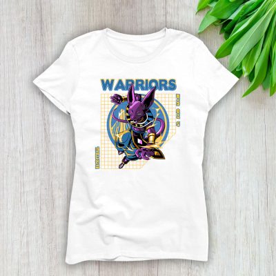 Beerus X Dragon Ball X Golden State Warriors Team X NBA X Basketball Lady T-Shirt Women Tee For Fans TLT3523