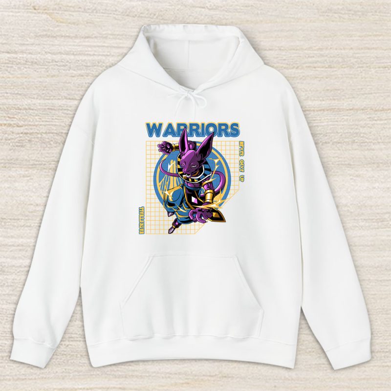 Beerus X Dragon Ball X Golden State Warriors Team X NBA X Basketball Unisex Pullover Hoodie TAH3267