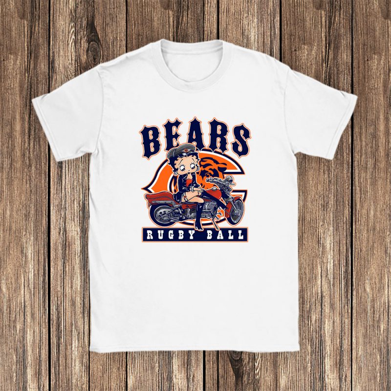 Betty Boop X Chicago Bears Team American Football Unisex T-Shirt TAT5153