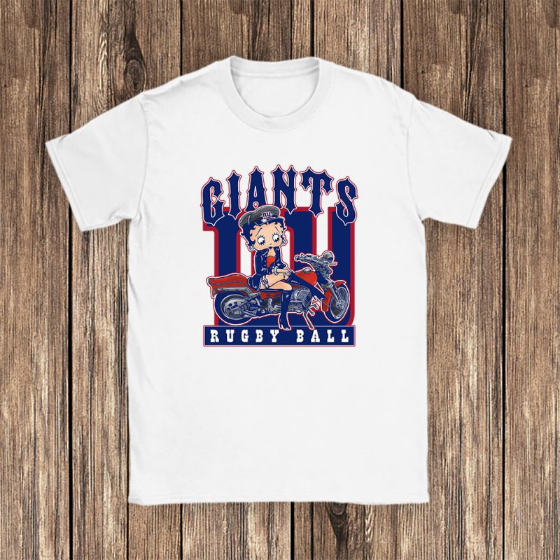 Betty Boop X New York Giants Team American Football Unisex T-Shirt TAT5158