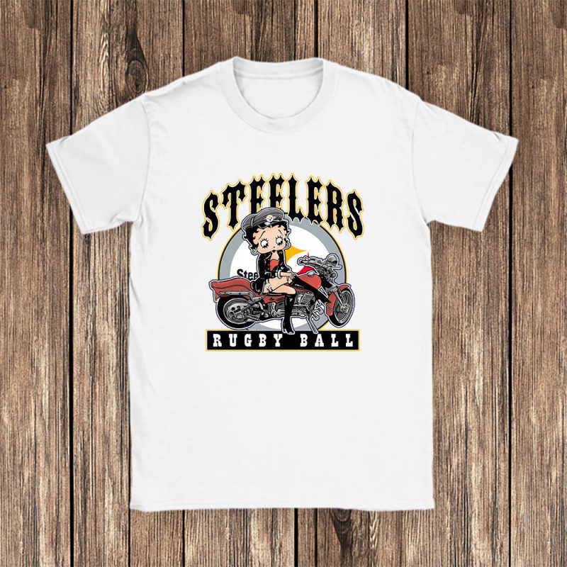 Betty Boop X Pittsburgh Steelers Team American Football Unisex T-Shirt TAT5160