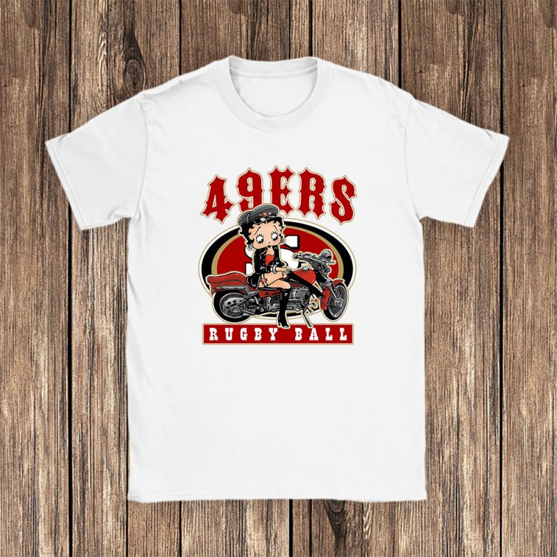 Betty Boop X San Francisco 49ers Team American Football Unisex T-Shirt TAT5162