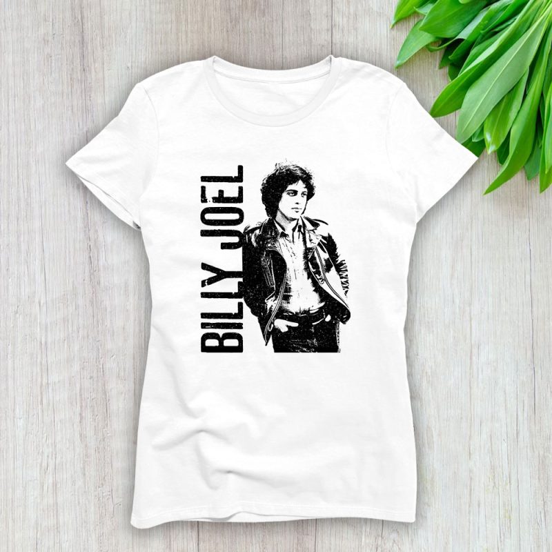 Billy Joel The Piano Man Retro Music Lady T-Shirt Women Tee For Fans TLT2254