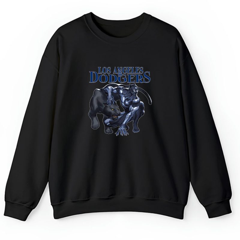 Black Panther MLB Los Angeles Dodgers Unisex Sweatshirt TAS4019