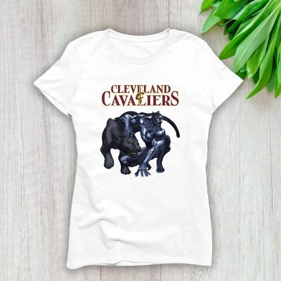 Black Panther NBA Cleveland Cavaliers Lady T-Shirt Women Tee For Fans TLT1031