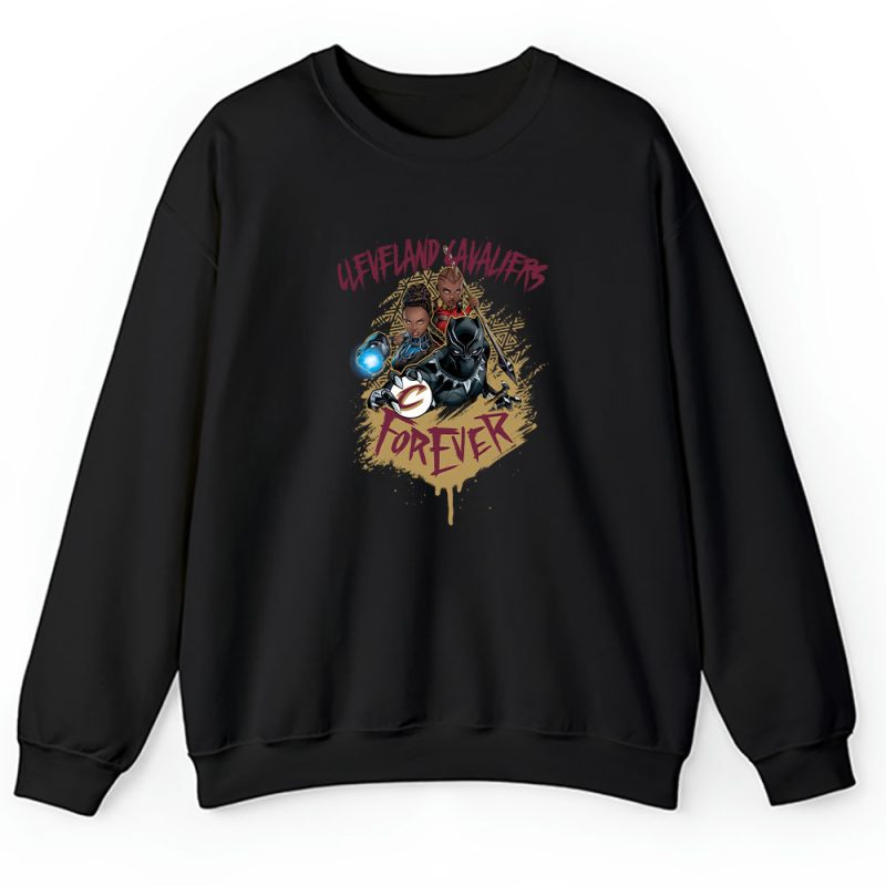 Black Panther NBA Cleveland Cavaliers Unisex Sweatshirt TAS3384