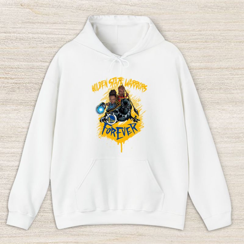 Black Panther NBA Golden State Warriors Unisex Pullover Hoodie TAH3389