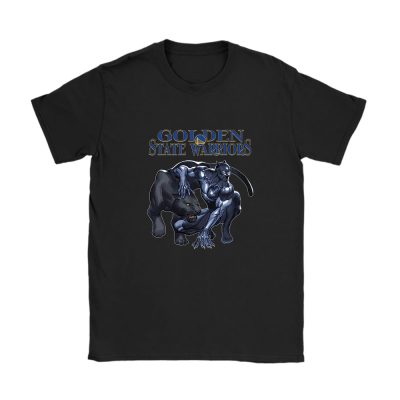 Black Panther NBA Golden State Warriors Unisex T-Shirt Cotton Tee TAT3390