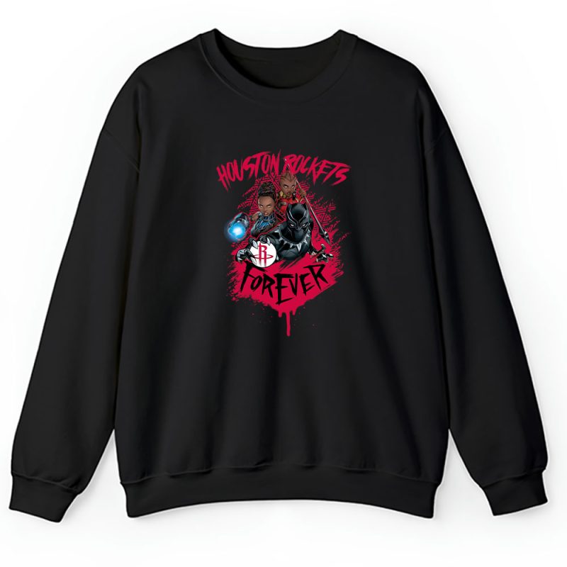 Black Panther NBA Houston Rockets Unisex Sweatshirt TAS3392