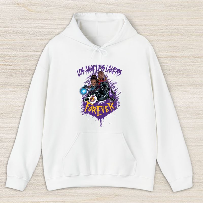 Black Panther NBA Los Angeles Lakers Unisex Pullover Hoodie TAH3397