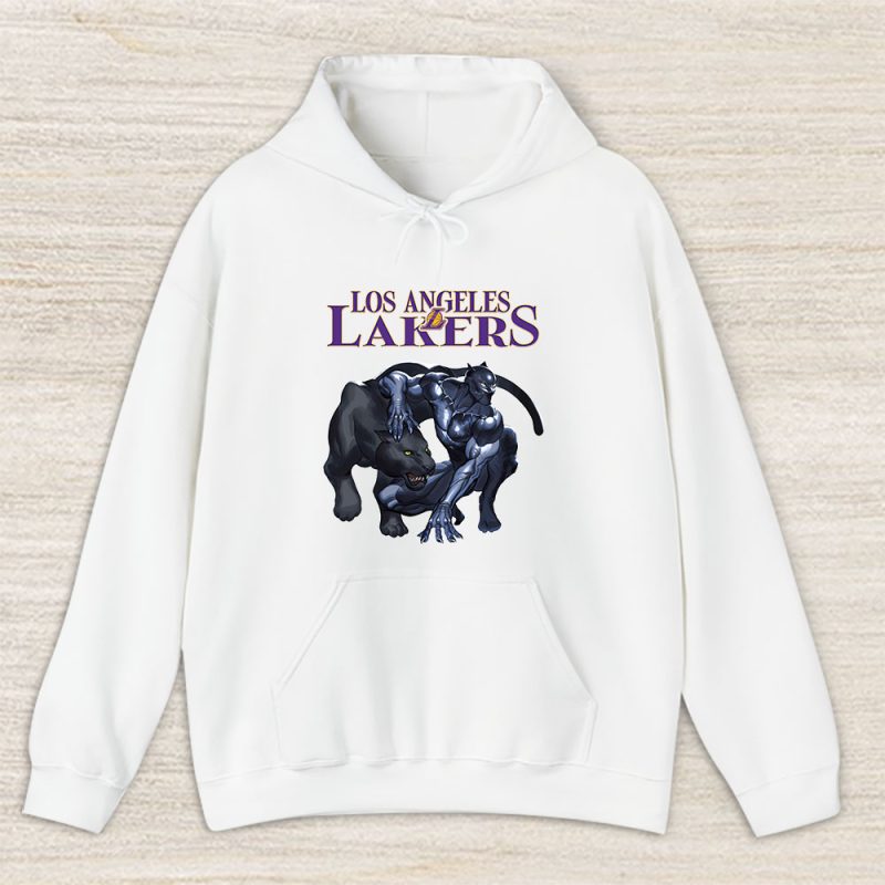 Black Panther NBA Los Angeles Lakers Unisex Pullover Hoodie TAH3398