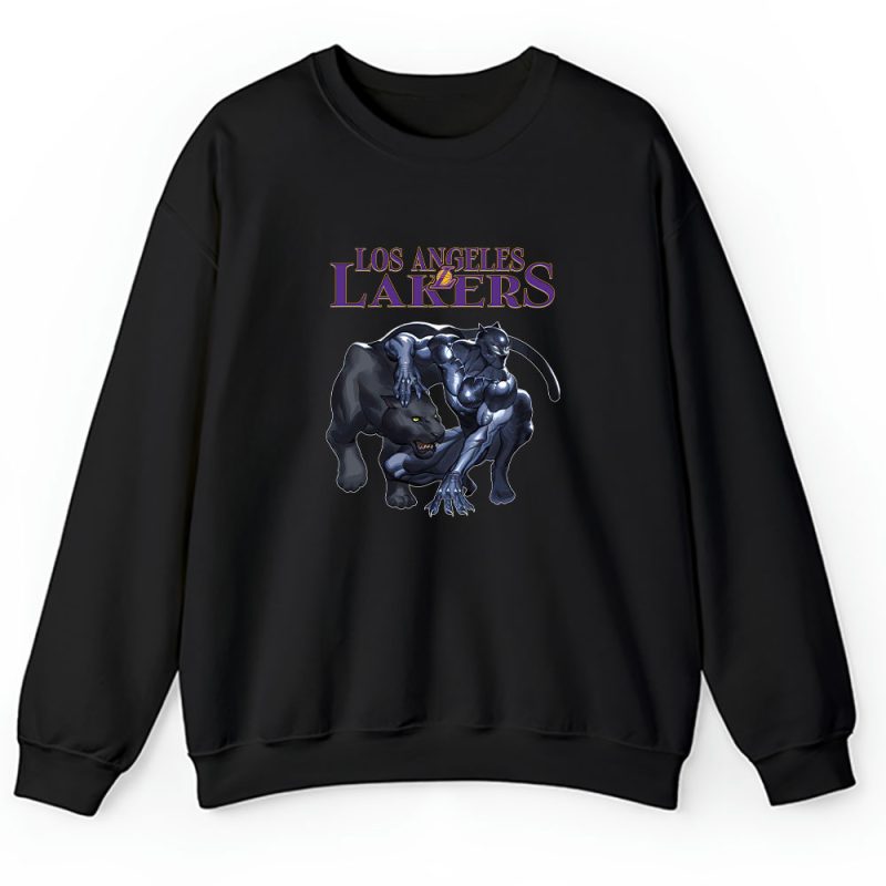 Black Panther NBA Los Angeles Lakers Unisex Sweatshirt TAS3398