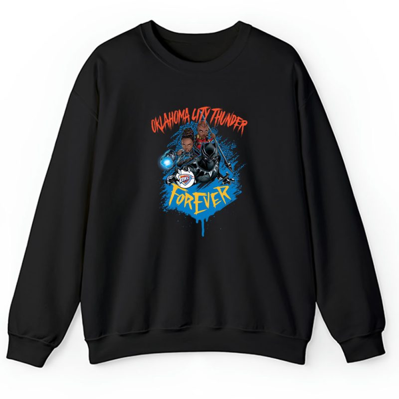 Black Panther NBA Oklahoma City Thunder Unisex Sweatshirt TAS3412