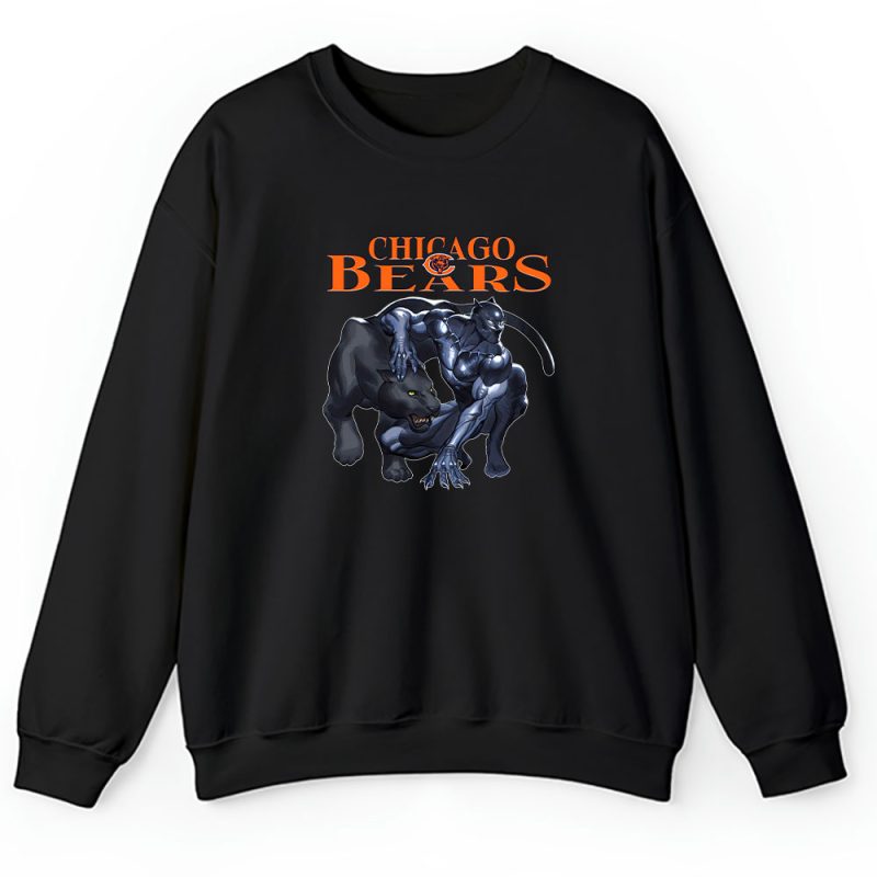 Black Panther NFL Chicago Bears Unisex Sweatshirt TAS4010