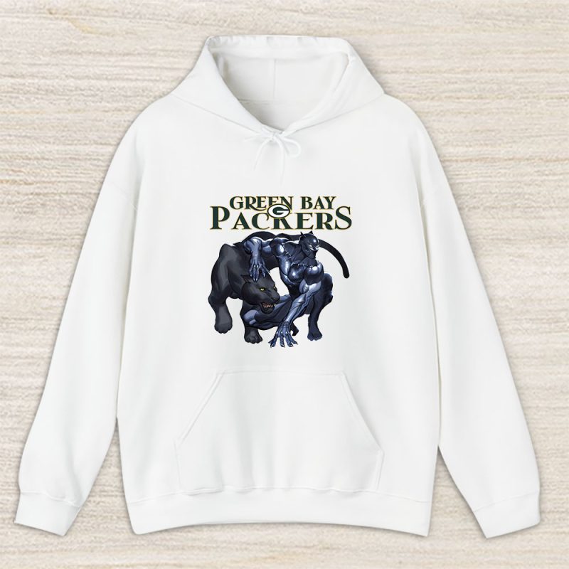 Black Panther NFL Green Bay Packers Unisex Pullover Hoodie TAH4018