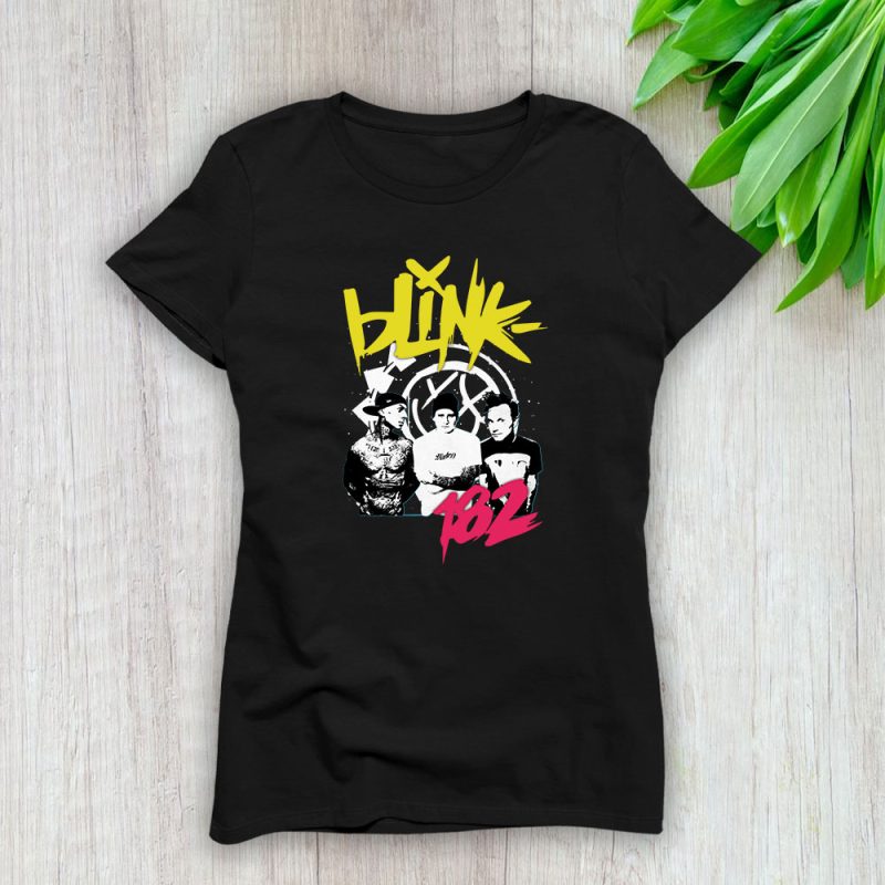 Blink182 Punk Rock Usa Vintage Lady T-Shirt Women Tee For Fans TLT2124