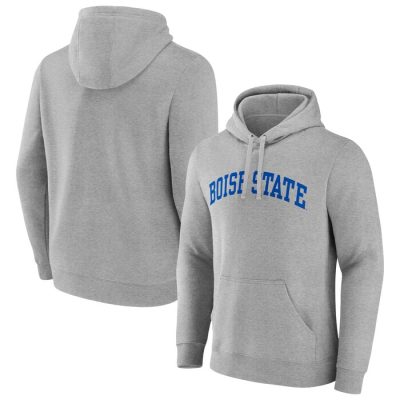 Boise State Broncos Basic Arch Pullover Hoodie - Gray