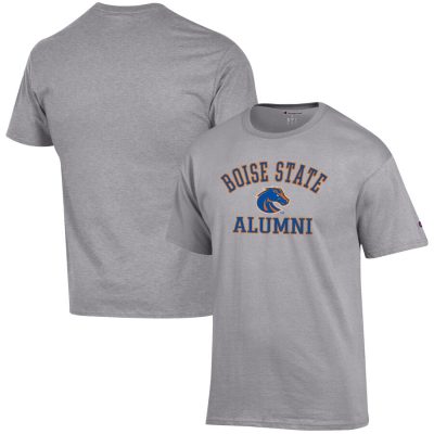 Boise State Broncos Champion Alumni Logo T-Shirt - Gray