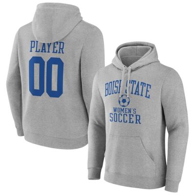 Boise State Broncos Soccer Pick-A-Player NIL Gameday Tradition Pullover Hoodie - Gray